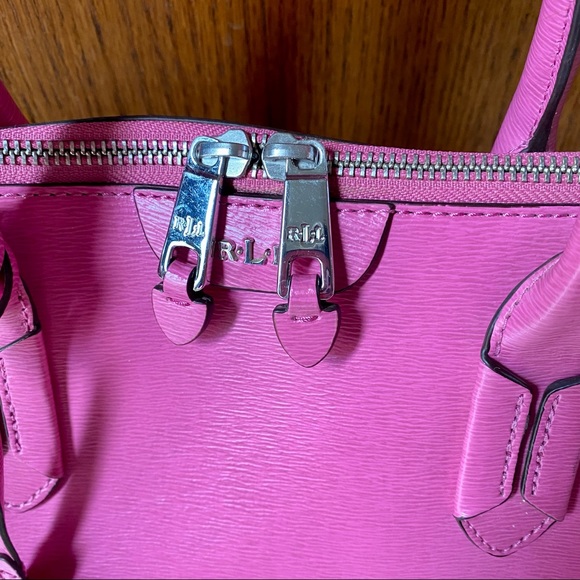 🆕 Lauren Ralph Lauren Tate Dome Satchel - Picture 2 of 8
